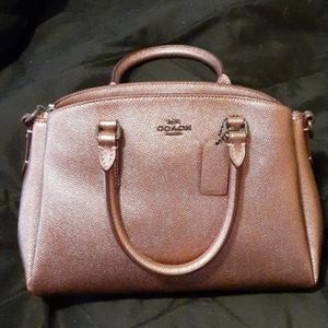 Gorgeous Coach Satchel/Crossbody F29665 Metallic
